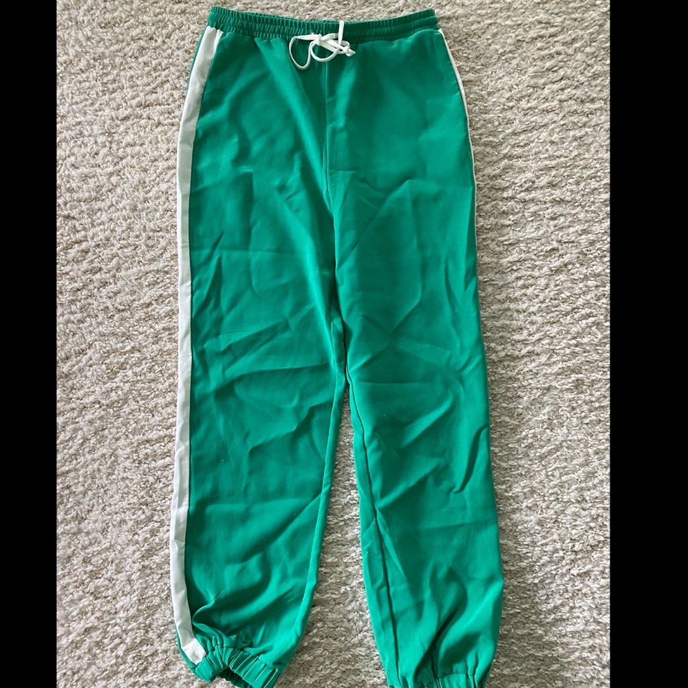 Lovers & Friend Lydia Track Pant Emerald
